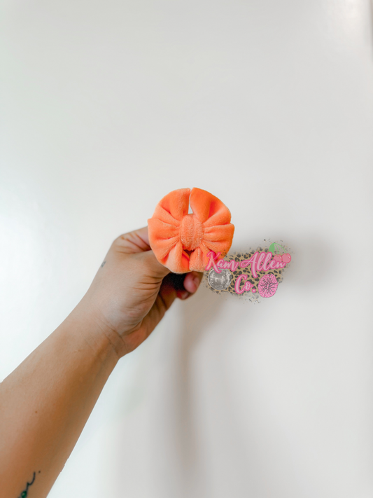 Sherbet Orange Velvet