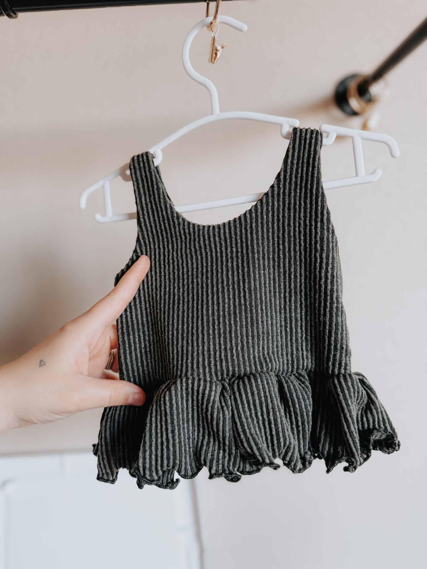 3-6m Midnight Wrangler Paisley Top