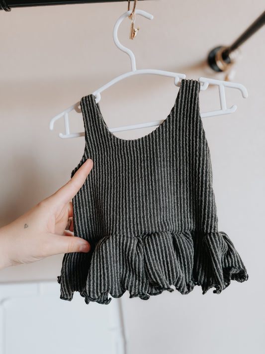 3-6m Midnight Wrangler Paisley Top