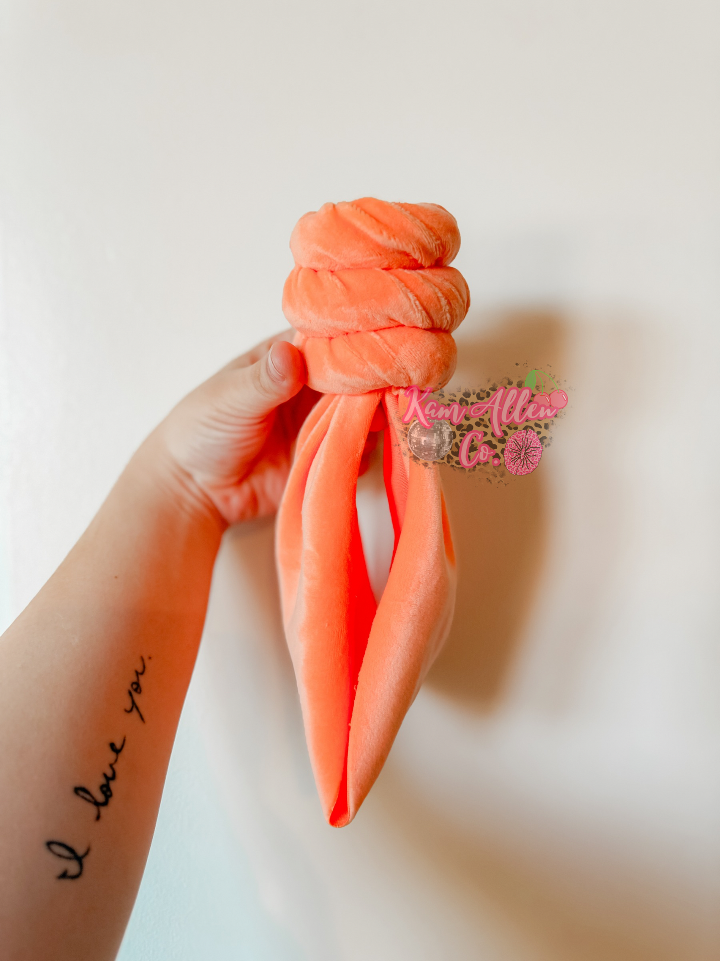 Sherbet Orange Velvet